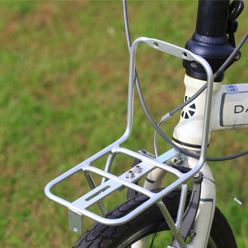 Cargo Rack Aluminum - Portapacchi Anteriore Pieghevole per Bicicletta in