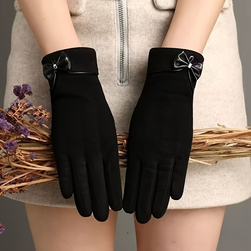 Cycling Commute Essentials - Touch screen con fiocco da donna
