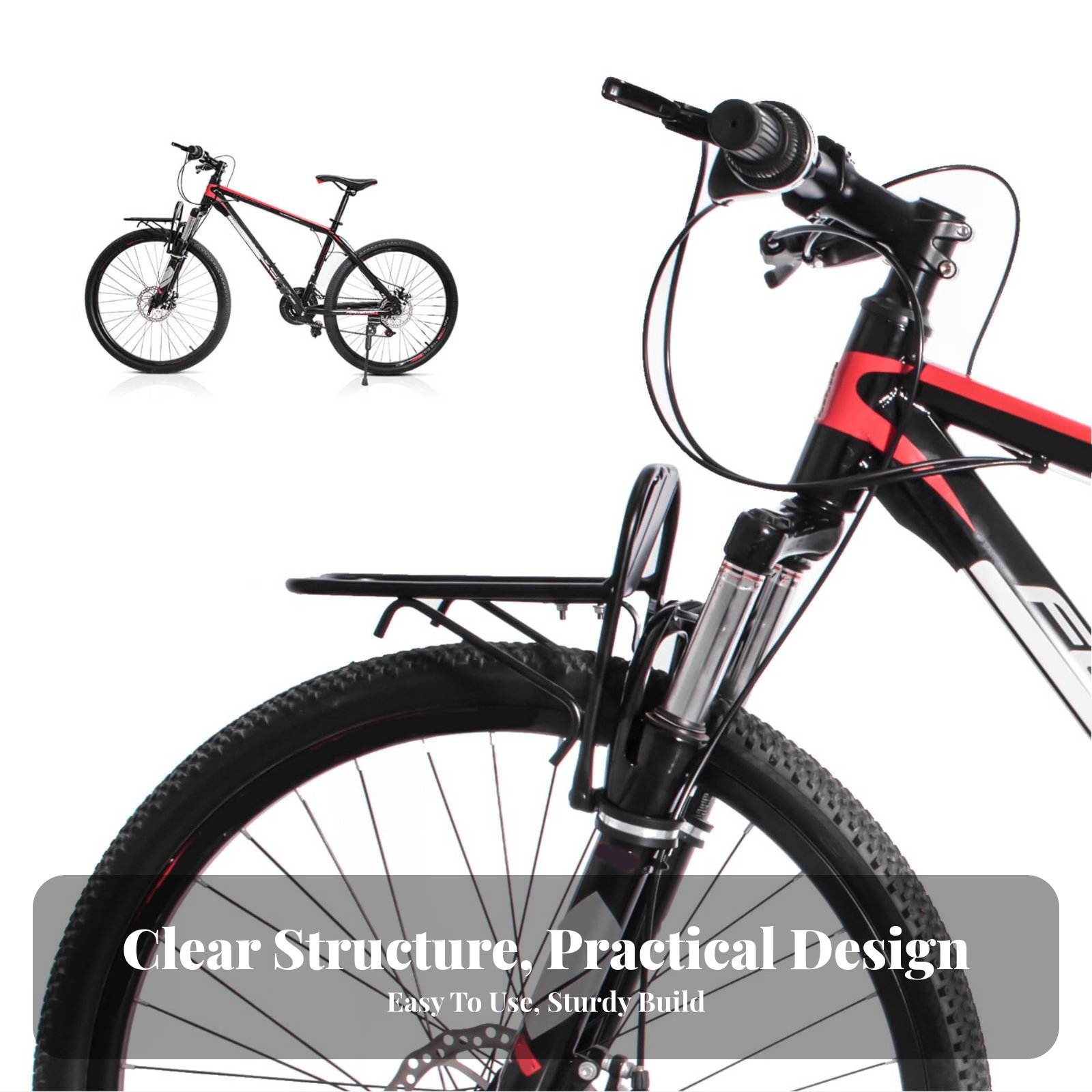 Portapacchi Anteriore per Bici - Cargo Rack Aluminum recensione e prezzo