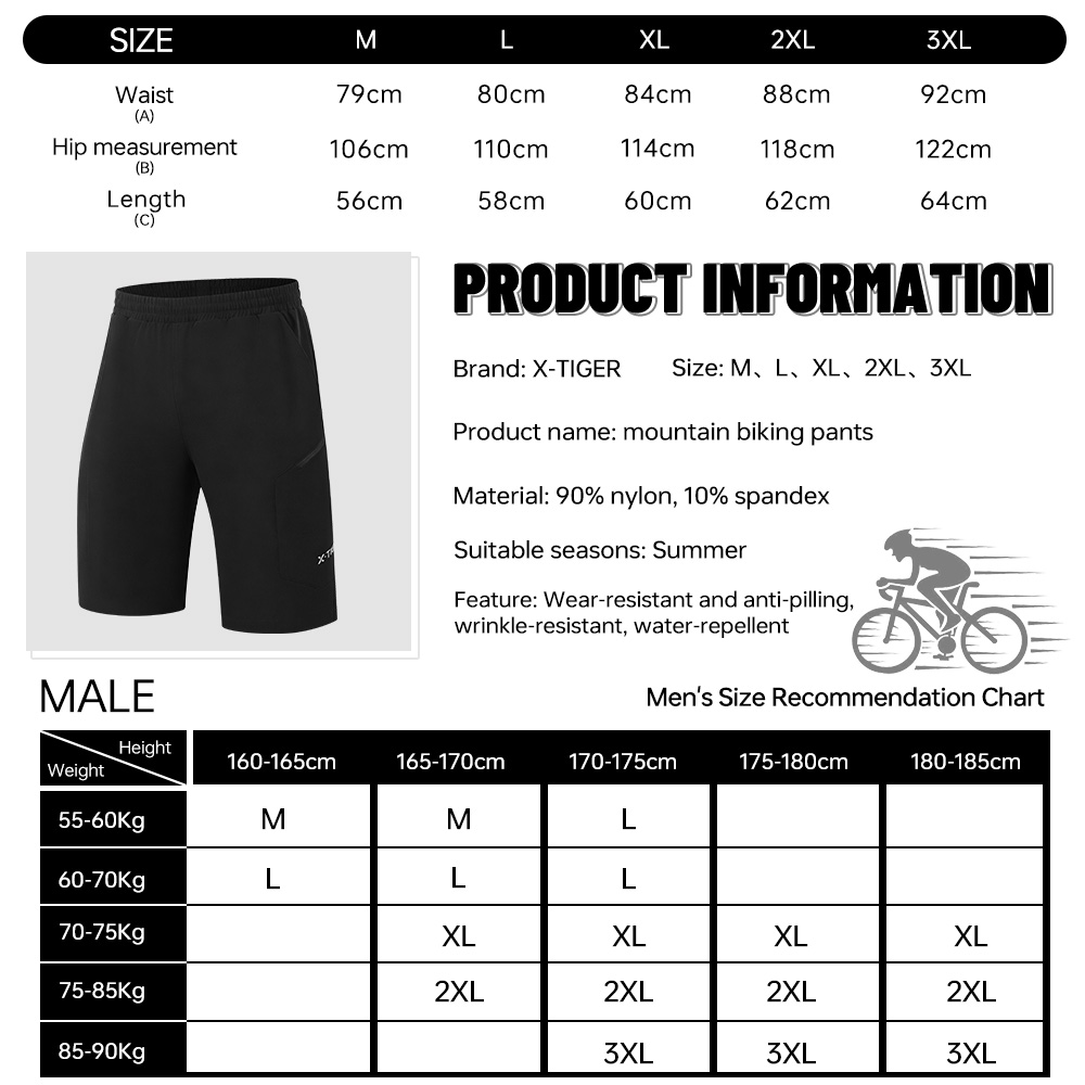 Pantaloncini da ciclismo X-TIG - Cycling Shorts For Commute recensione e prezzo